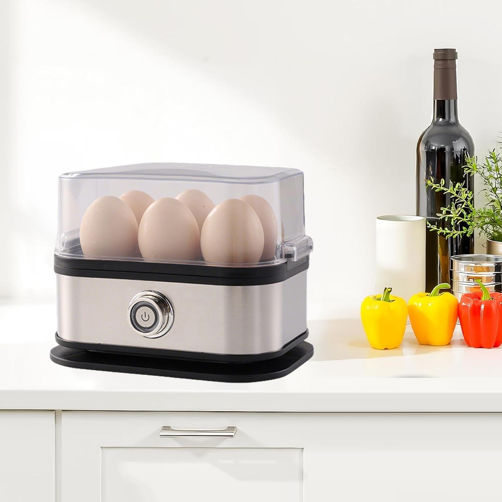 Hervidor De Huevos Eléctrico Tapa Transparente Eléctrica