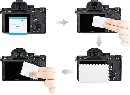 Miniatura 2 de JJC Paquete de 2 protectores de pantalla para cámara Canon PowerShot V10 Vlog, ultrafino, antihuellas, antiarañazos, dureza 9H, 2.5D, bordes