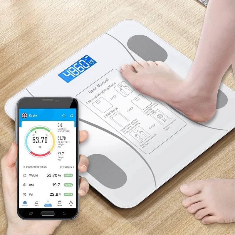 Mann Mart‚Smart Wireless Body Composition Scale: Accurate Weight & Fat Analysis with App-image-27