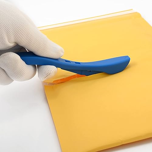 Miniatura 5 de EHDIS Cortador de papel de regalo, 2 paquetes de cortador de papel de regalo de Navidad, cortador de rollo de papel deslizante para vacaciones,