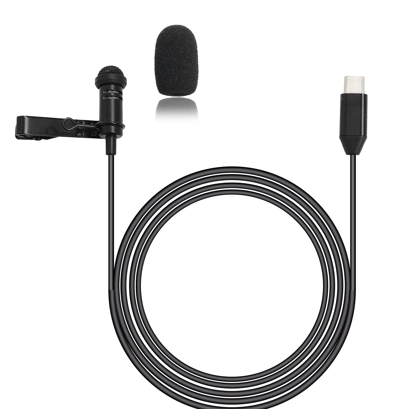 Microfono Lavalier USB-C Fyvadio - Per Video, Vlog E Interviste Su IPhone, IPad E Android - Foto 7