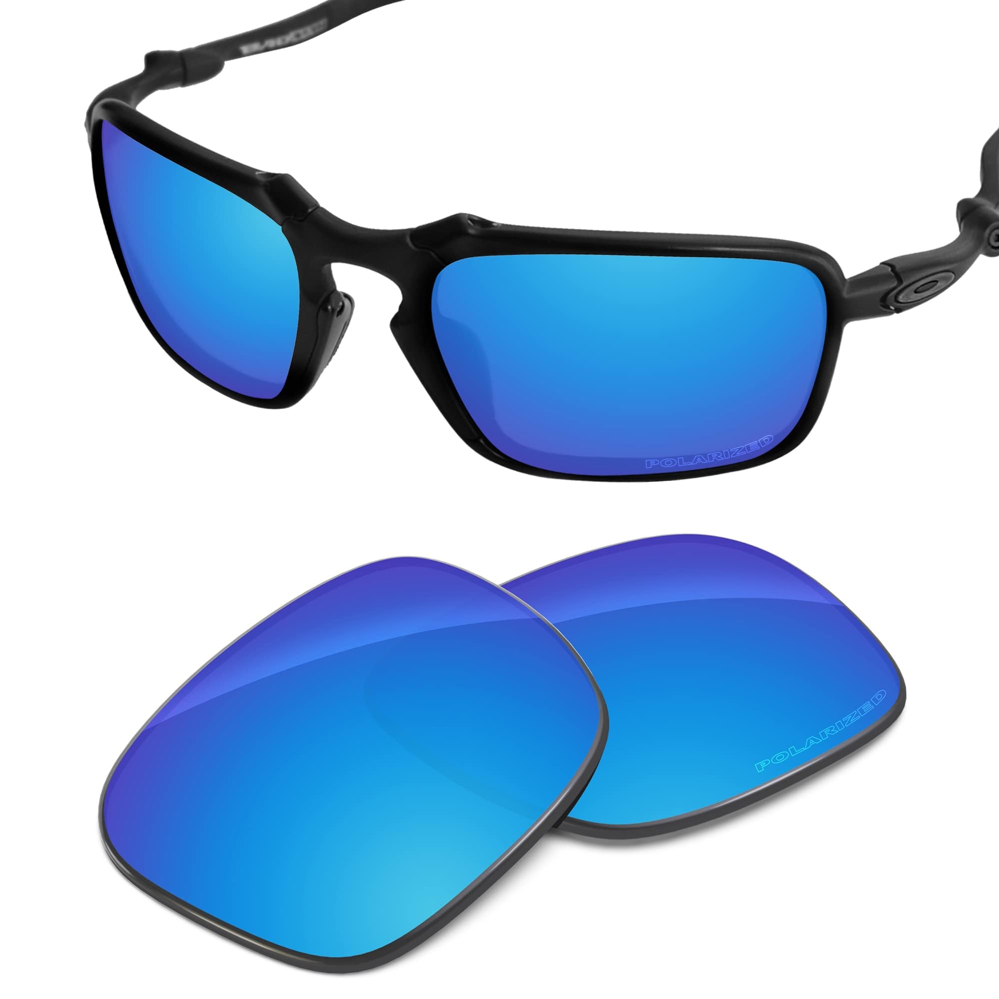 Performance Lenses Compatible with Oakley Badman Polarized Etched