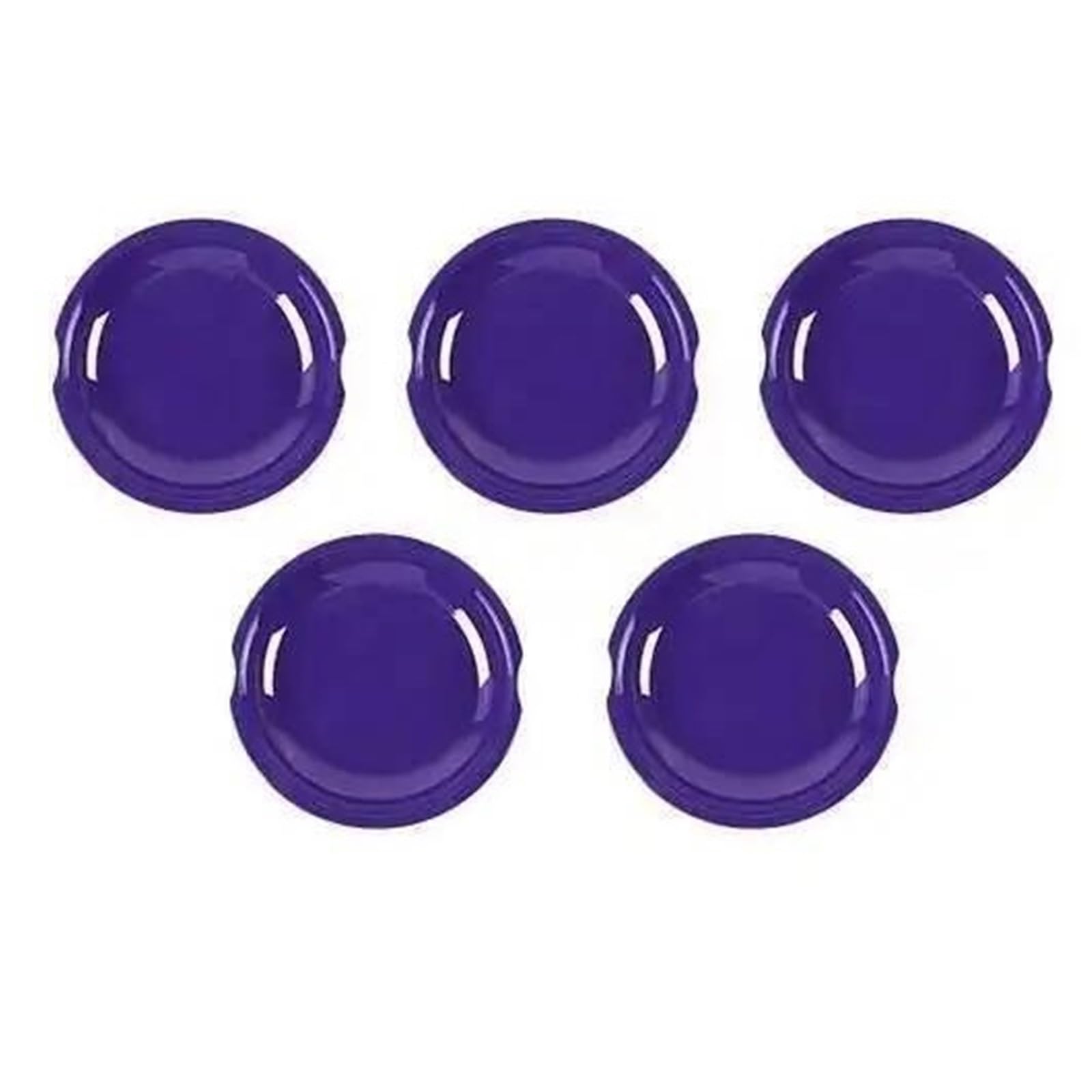 BQWYEDPL Car Door Handle Bowl Decoration Cover Fit for Jeep Fit for Wrangler JK 2007-2017 Car Door Latch Handle(Purple for 4 Door)