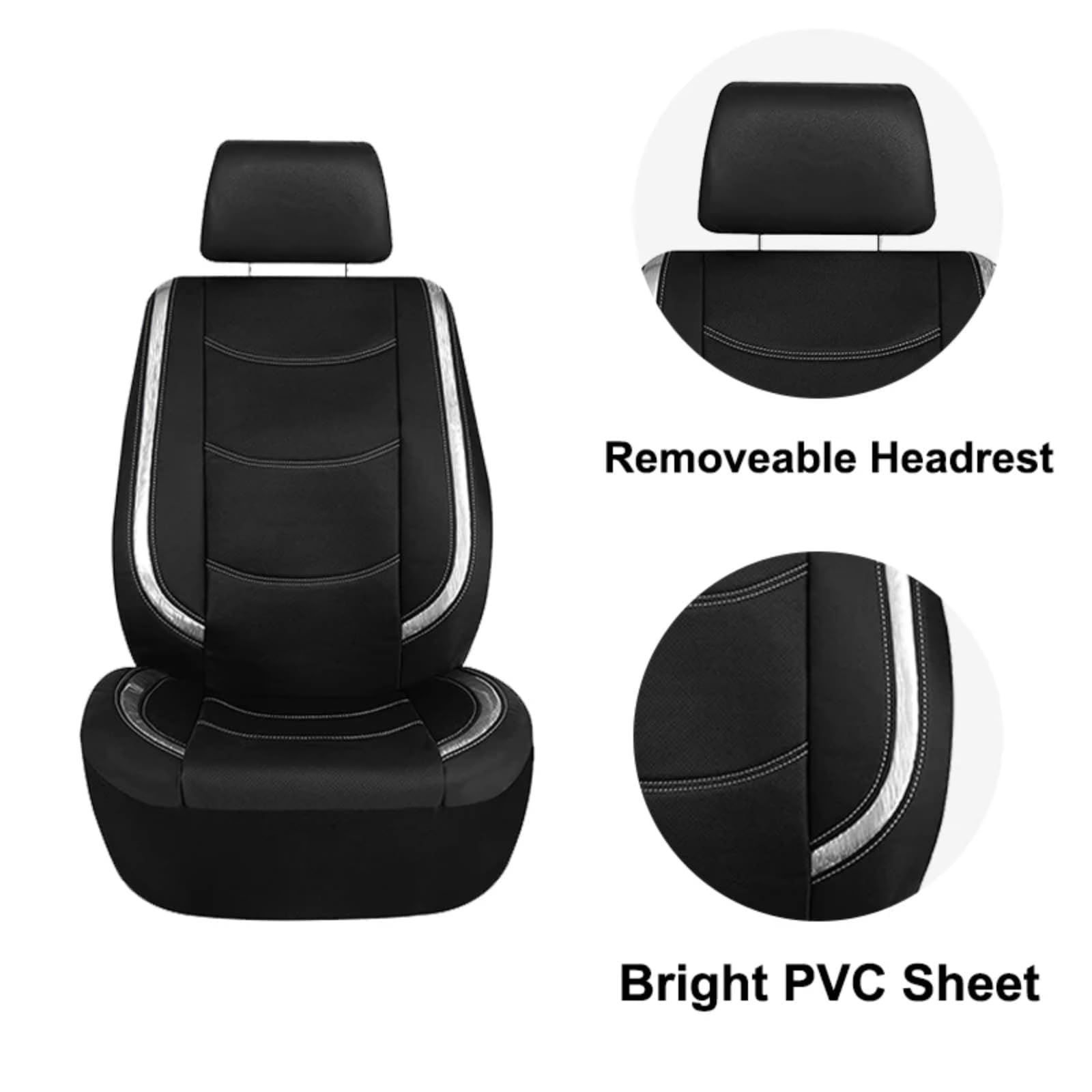 Ensemble De Housses Siège Auto,pour Opel Corsa F 2019-2023 Confortable Antidérapants Et Respirant Quatre Saisons Protection Couvre,C