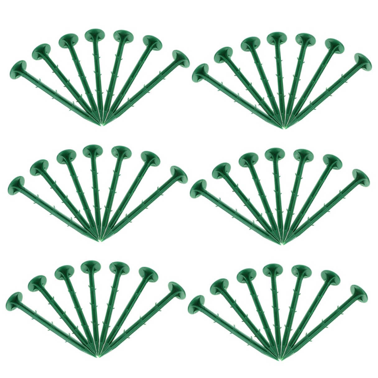 POPETPOP 150 Estacas de Jardín de Plástico Resistentes Flexión para Uso en Césped y Paisajismo, Diseño Práctico para Uso Diario en Jardín
