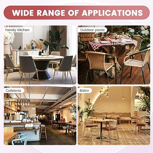 Bsaoutz Chair Cushions For Dining Chairs, Kitchen Seat Cushion 4 Pack 16×16, Stripe Seat Cushion With Non-Slip Rubber Bottom For Desk, Outdoor Chair, Red #TOP6