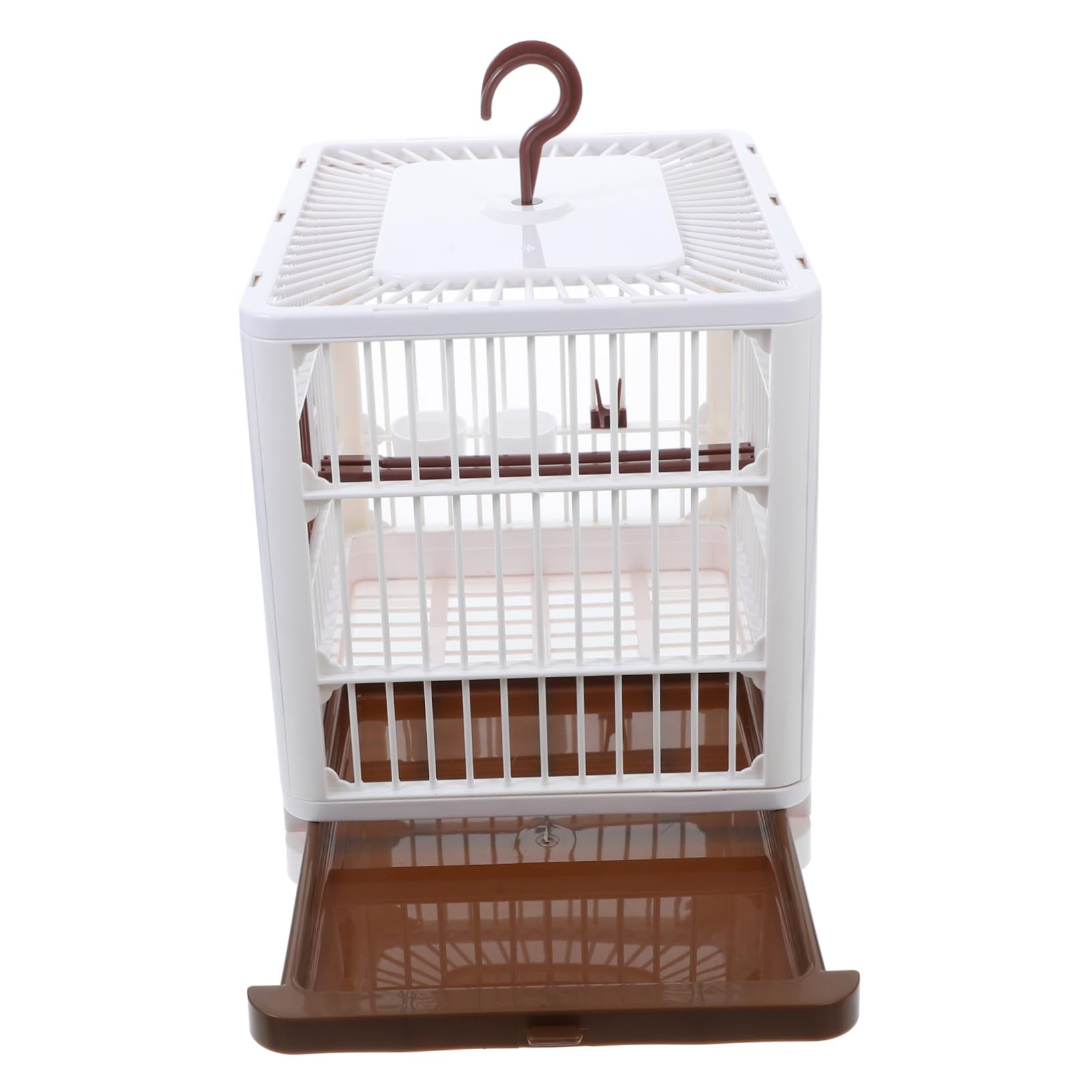 Yardwe Reisekäfig für Kleine Vögel und Tauben aus Stabilem Abs mit Tragbarem Design für Outdoor Aktivitäten und Reisen Mittlerer Größe