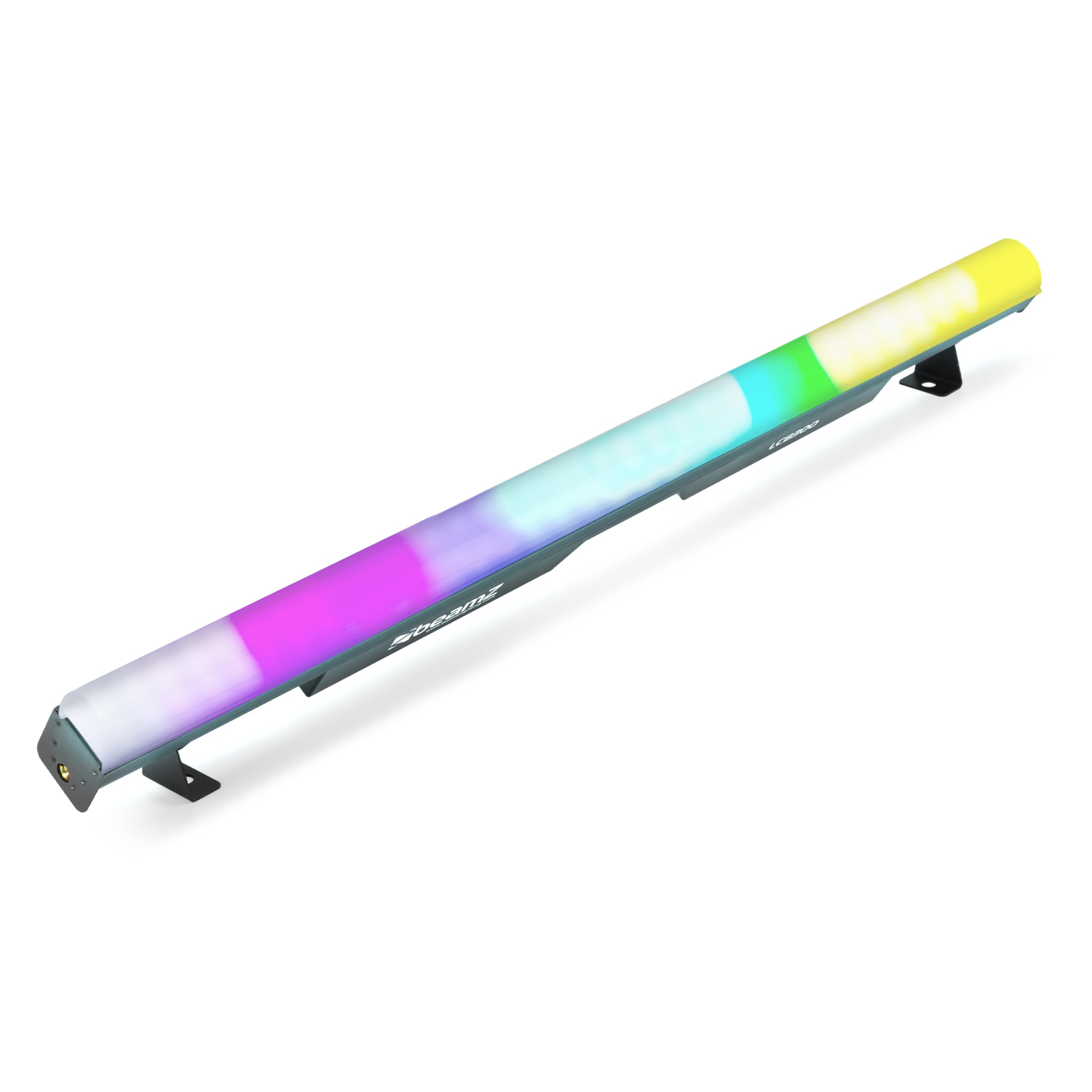 BeamZ LCB300 LED Bar DMX Lightbar RGBW Discolicht Partylicht mit 36 kraftvollen 4-in-1 RGBW LED’s je 3 Watt, Kettenfunktion (Max.6), Master/Slave, IP20, Powercon, 100 x 5,5 x 12cm, Auto Modi