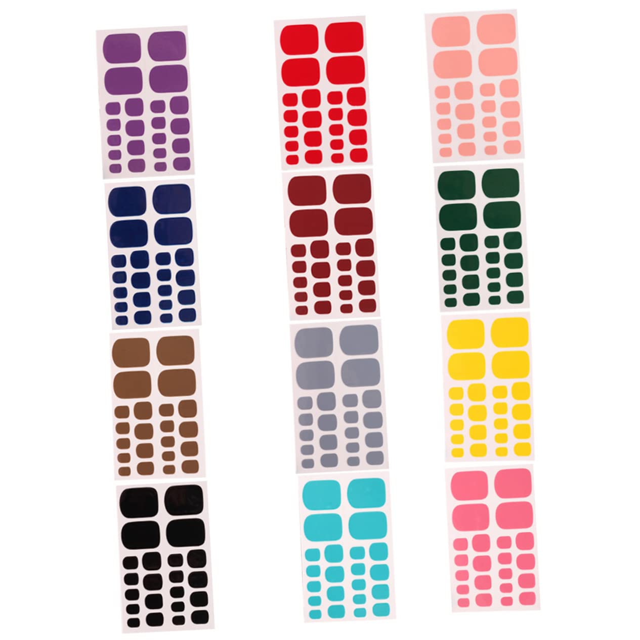 60hojas Pegatinas Decorativas Para Uñas De Pies Calcomanías Autoadhesivas Para Manicura Diseño y Duradero Para Uso Casa y Salón