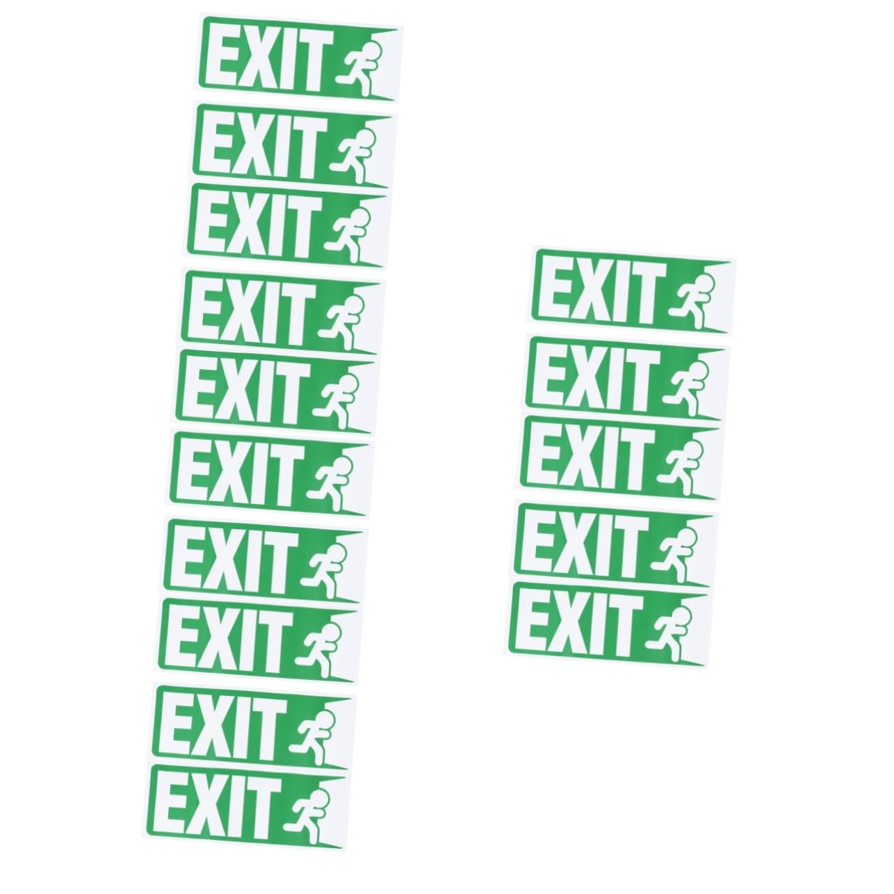 Autocollants de porte Exit jojofuny imperméables pour la signalisation de bureau