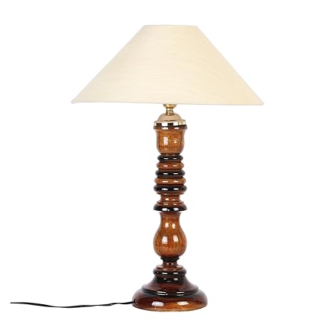 Kinora KIN-LS-118 Conical Shade Table Lamp (White)