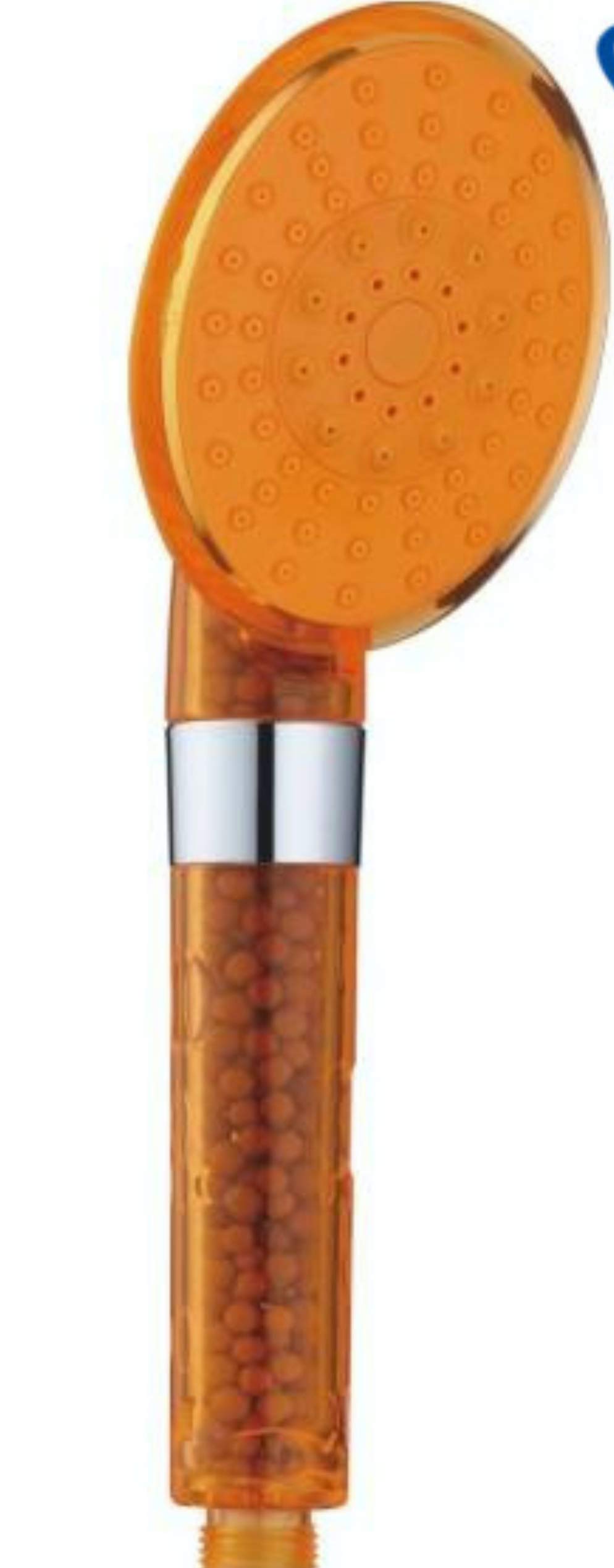 Housler Orange Low Pressure Boosting Shower Head Water Saving Ionic Filter