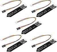 Vista 1 de 5 piezas de módulo de sensor de humedad del suelo capacitivo analógico 3.3~5.5V, sensores de detección de humedad resistentes a la corrosión