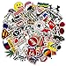 Produktbild Jackify Aufkleber Pack [100-pcs] Graffiti Sticker, Vinyl Stickers, Zufälliger Aufkleber, Vervollkommnen Sie zu Den Laptops, Skateboards Fahrrad, Autos, Kinder, Motorrad, Gepäck und Mehr