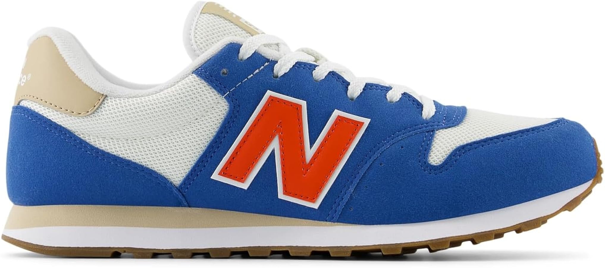 Amazon.com | New Balance 500 Sneakers Mens, Blue Red Sea Stone