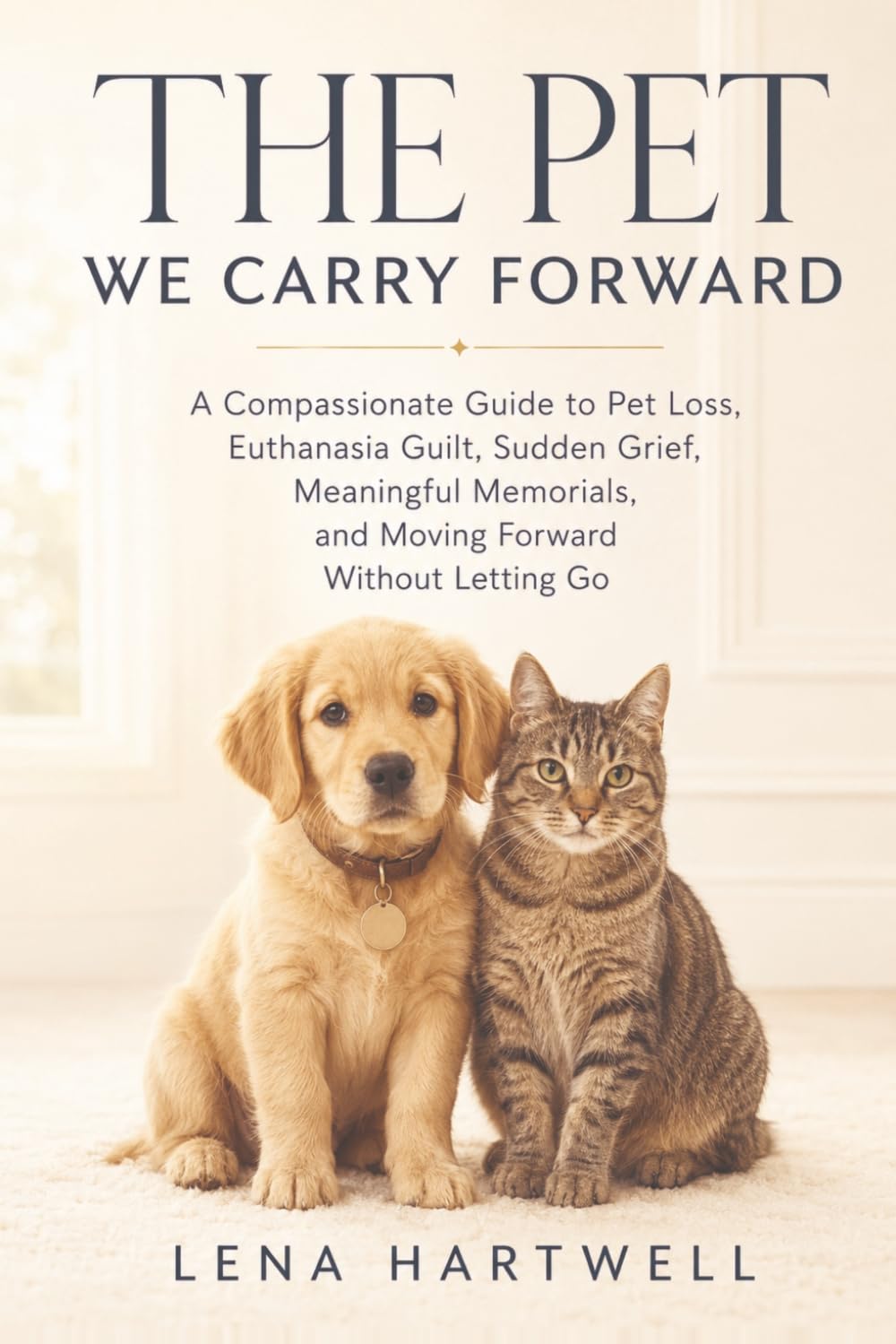 The Pet We Carry Forward: A Compassionate Guide to Pet Loss, Euthanasia Guilt, Sudden Grief, Meaningful Memorials, and Moving Forward Without Letting Go