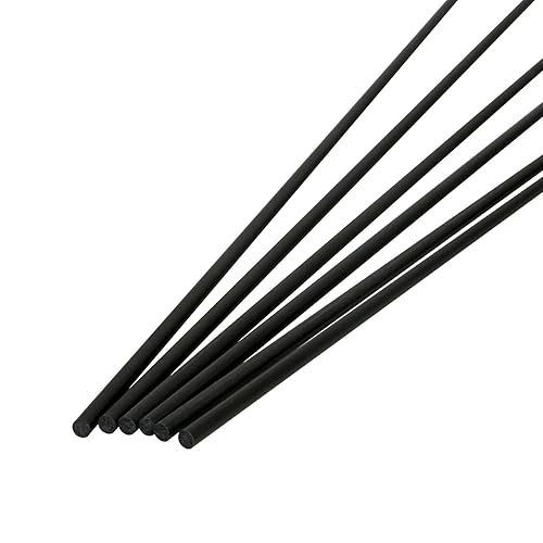 Miniatura 8 de 4 varillas de fibra de carbono de 0.069 pulgadas de diámetro, barra esmerilada sólida de 0.059 in de longitud, utilizada para cometa, aviones de
