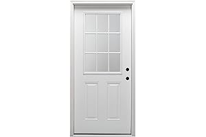 National 30 x 80-Inch Steel Prehung Exterior Door