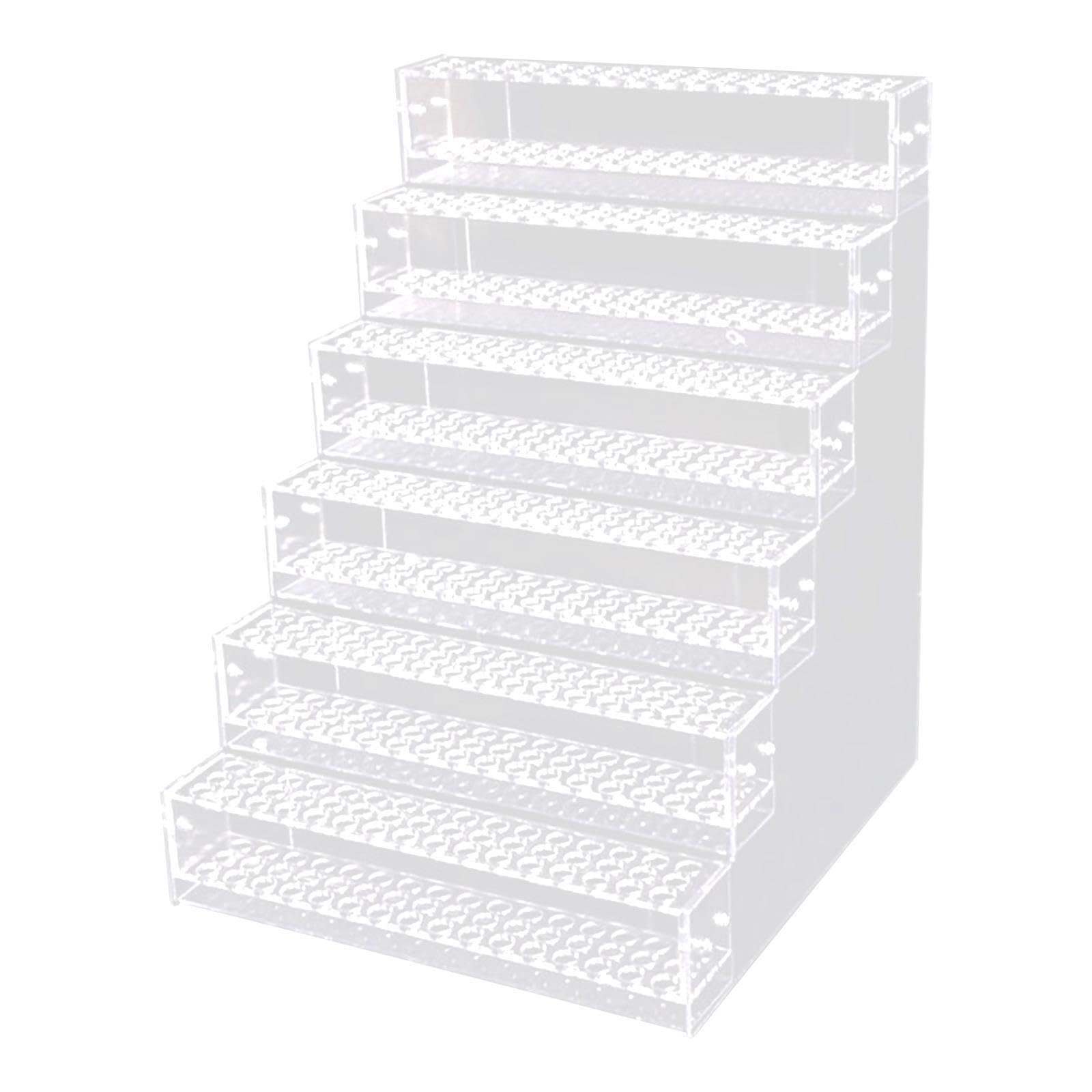 Alcxazs Acrylic Pen Storage Rack Vertical Organizing Desktop Stationery Supplies Markers And Brushes Pen Storage Rack Can Be Used Not Only For Storing Pens, 6 Layer