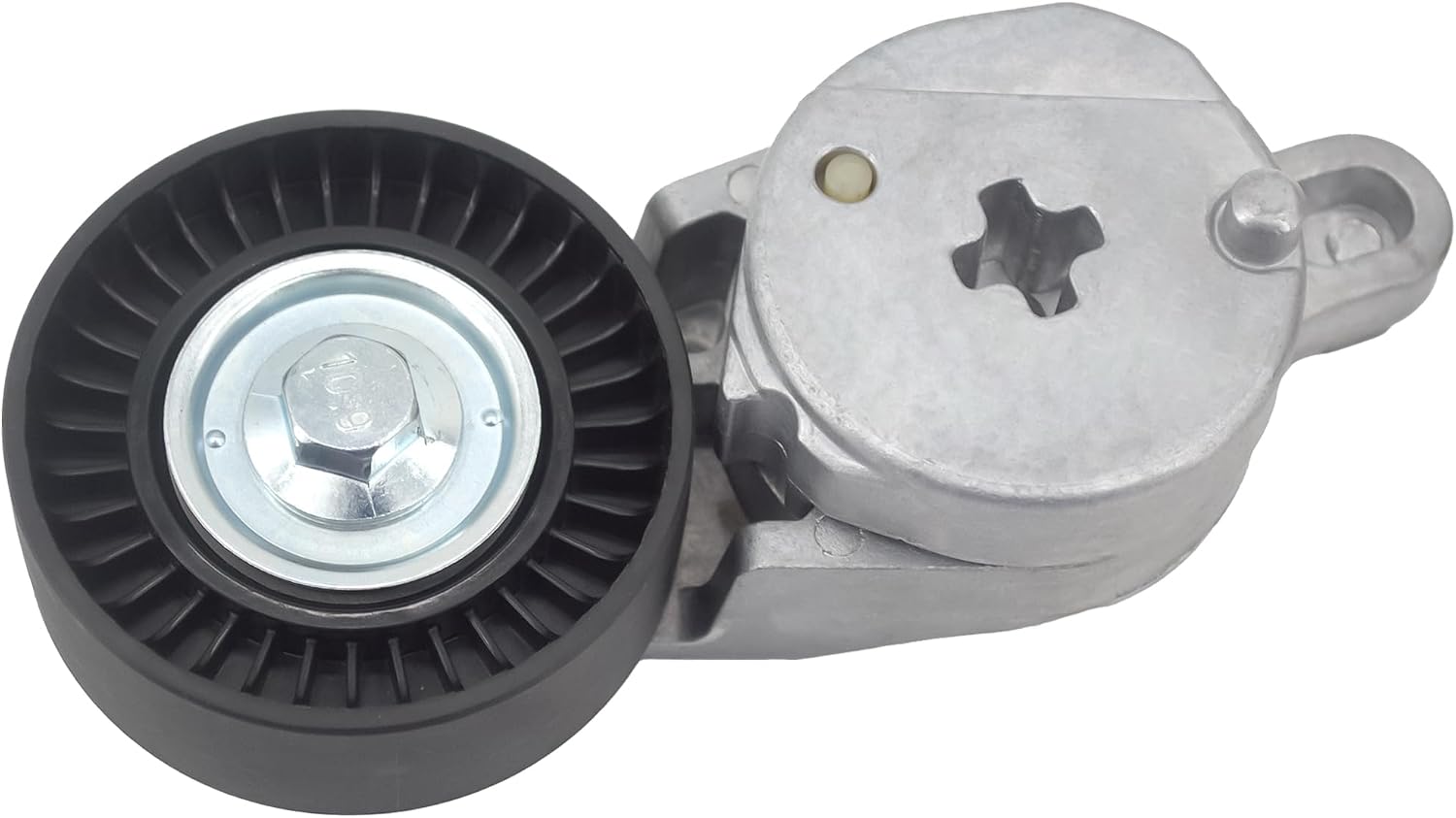166200V020 39106 Drive Belt Tensioner Assembly with Pulley 1662036010, Compatible with 15-18 Lexus NX300h 11-15 Scion tC 08-19 Toyota RAV4 12-17 Camry 09-19 Highlander 11-13 Sienna 09-15 Venza