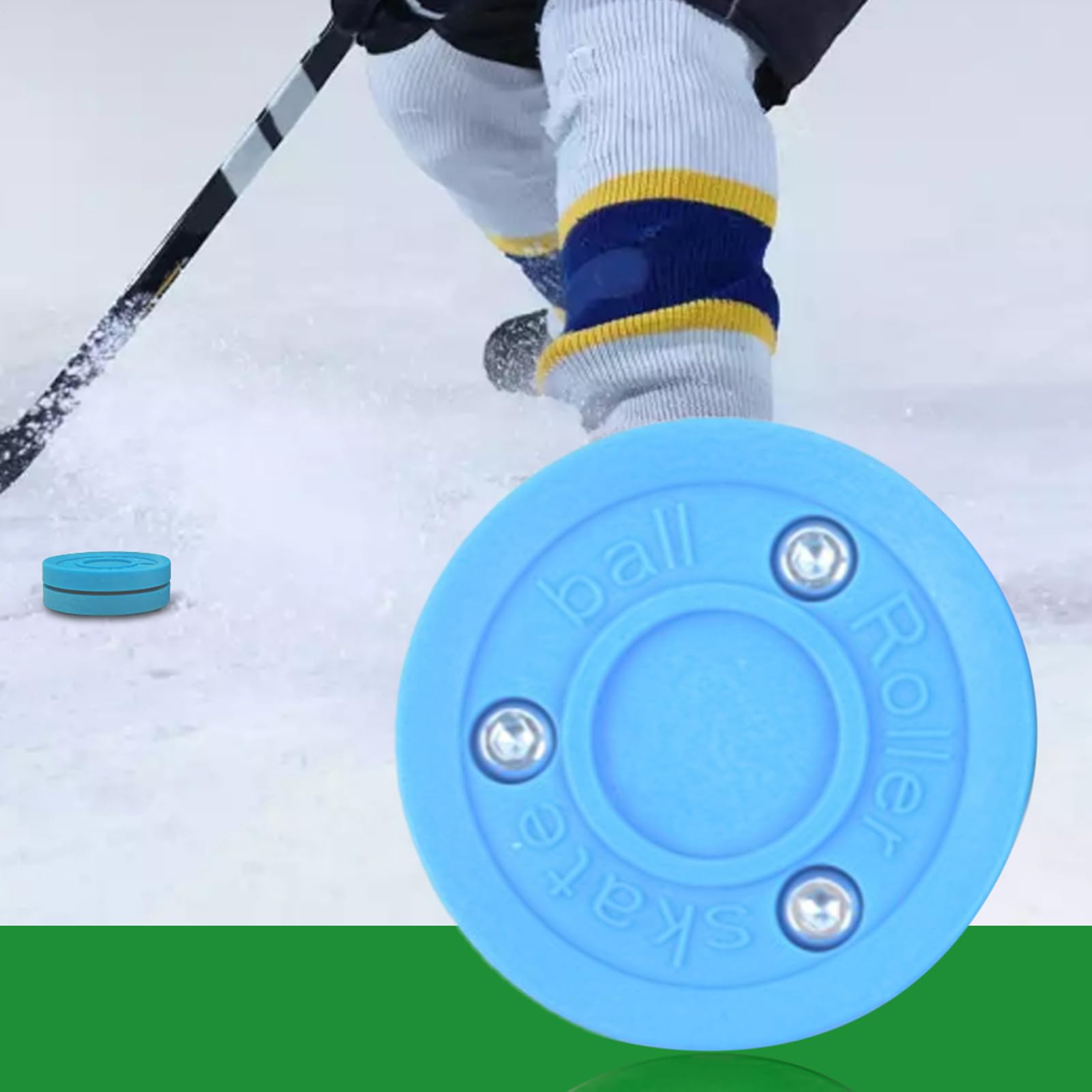 Puck Hockey Inline - Puck Hockey Street Loi Pierre | Design renforcé en acier inoxydable, équipement sportif à rouleaux d'extérieur, disque haute performance pour patinage, jeu compétitif