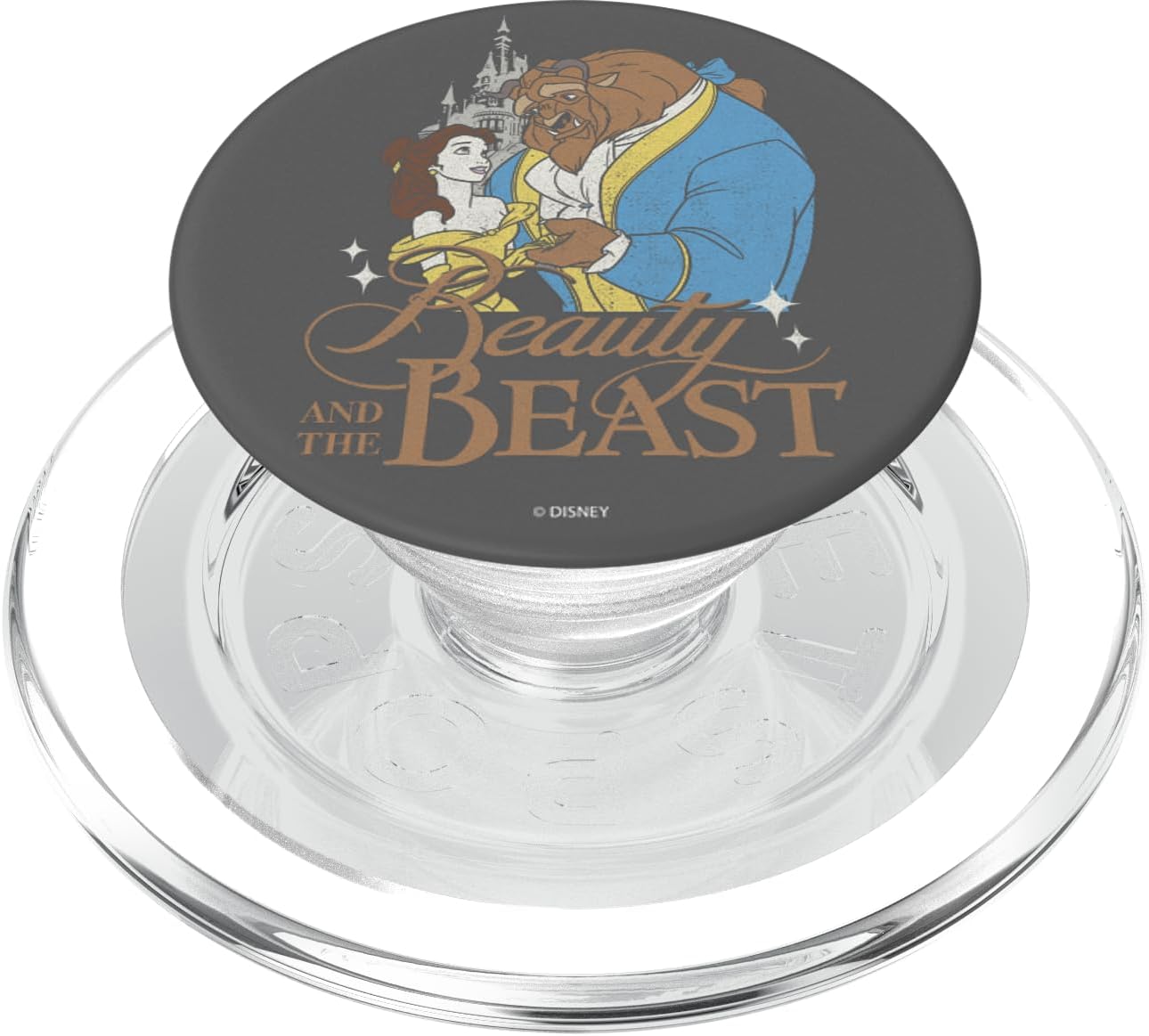 Disney Beauty And The Beast Belle And Beast Dancing PopSockets MagSafe PopGrip for iPhone