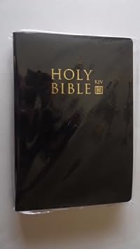 THE HOLY BIBLE KING JAMES VERSION OLD AND NEW TESTAMENTS BLACK / SPREAD THE WORD,