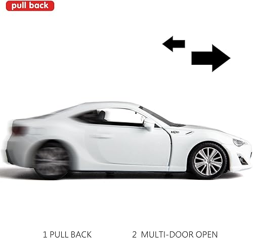 Miniatura 3 de 136 Modelo de coche de aleación de fundición a presión Toyota 86 Coche de juguete, vehículos de juguete para niños pequeños, niños, niñas, regalo