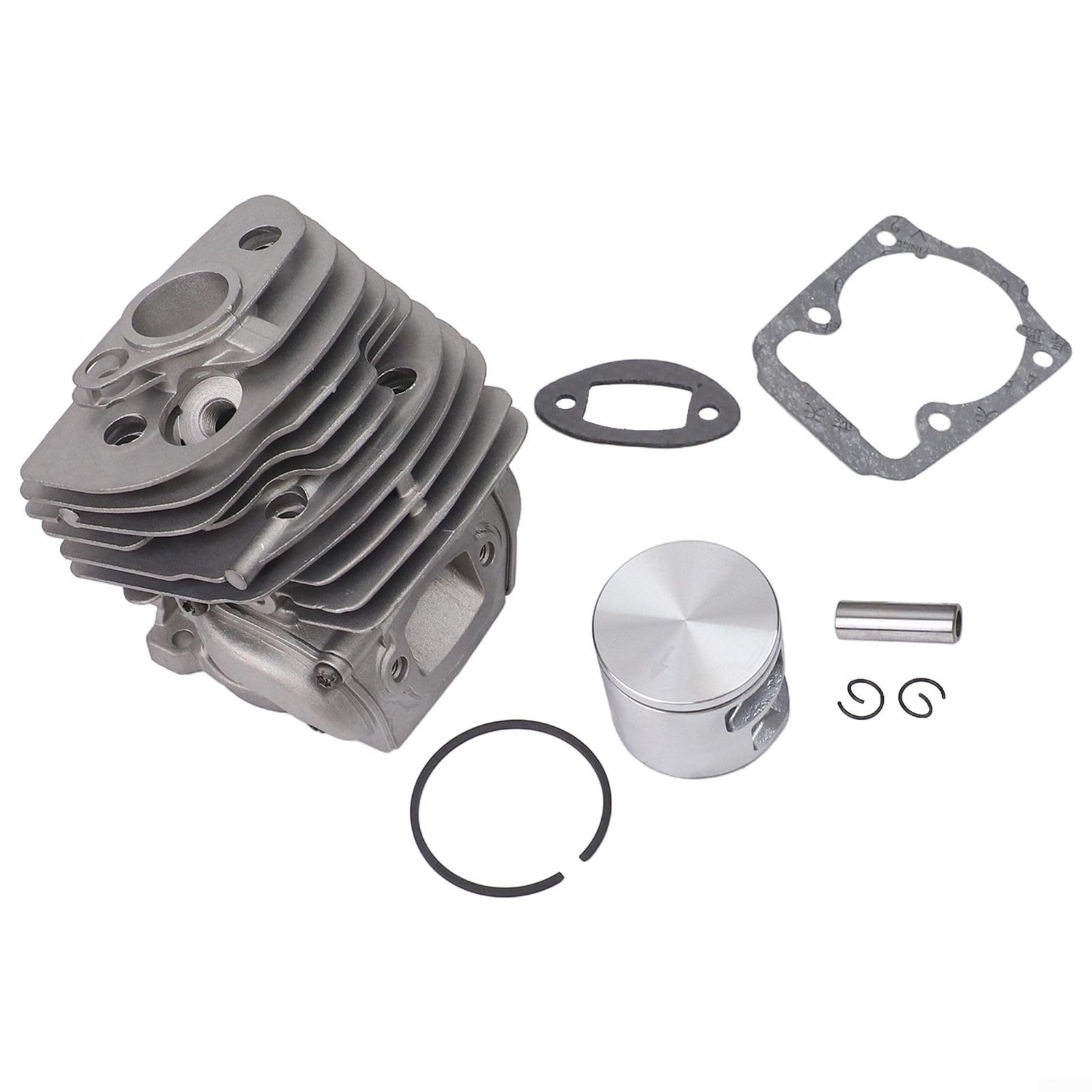 Kit de cylindre et pistons de tronçonneuse 46 mm 2,4 HP Pièces de rechange pour Husqvarna-555 556 560 560XP 562 562XP – Kit de reconstruction à haute compression pour l'exploitation forestière