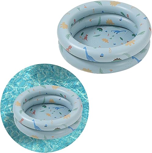 Miniatura 2 de Inflatable Swimming Pool for Kids Round Inflatable Kiddie Pools Baby Pool for Toddlers Outdoor Backyard Blow Up Pool