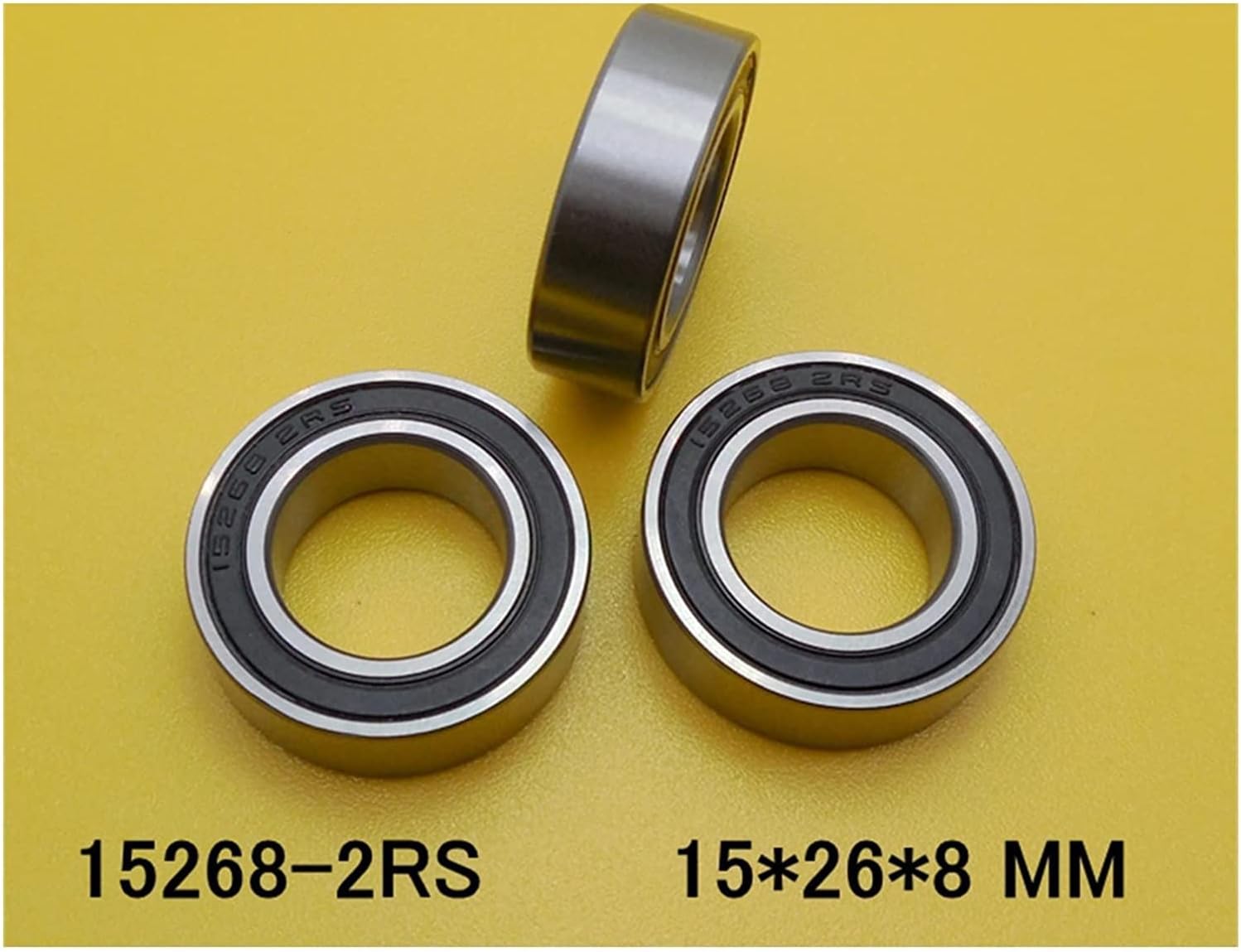 10pcs 15268-2RS Bicycle Hub Bearings 6-Drive Hub Replacement Bearing for Halo Bike 15x26x8mm