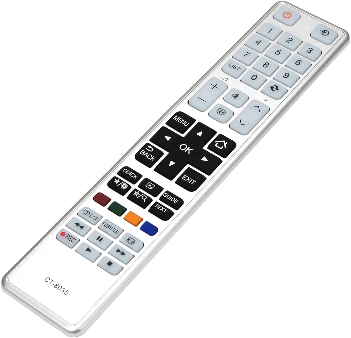 Vinabty CT-8035 CT8035 TV Remote Control fit for TOSHIBA 48L3433 32W3453DB 40L3451DB 40L3453DB 40L3455DB 32D3453DB 40L3453DB 32W3451DB 32D3453DB - Image 3