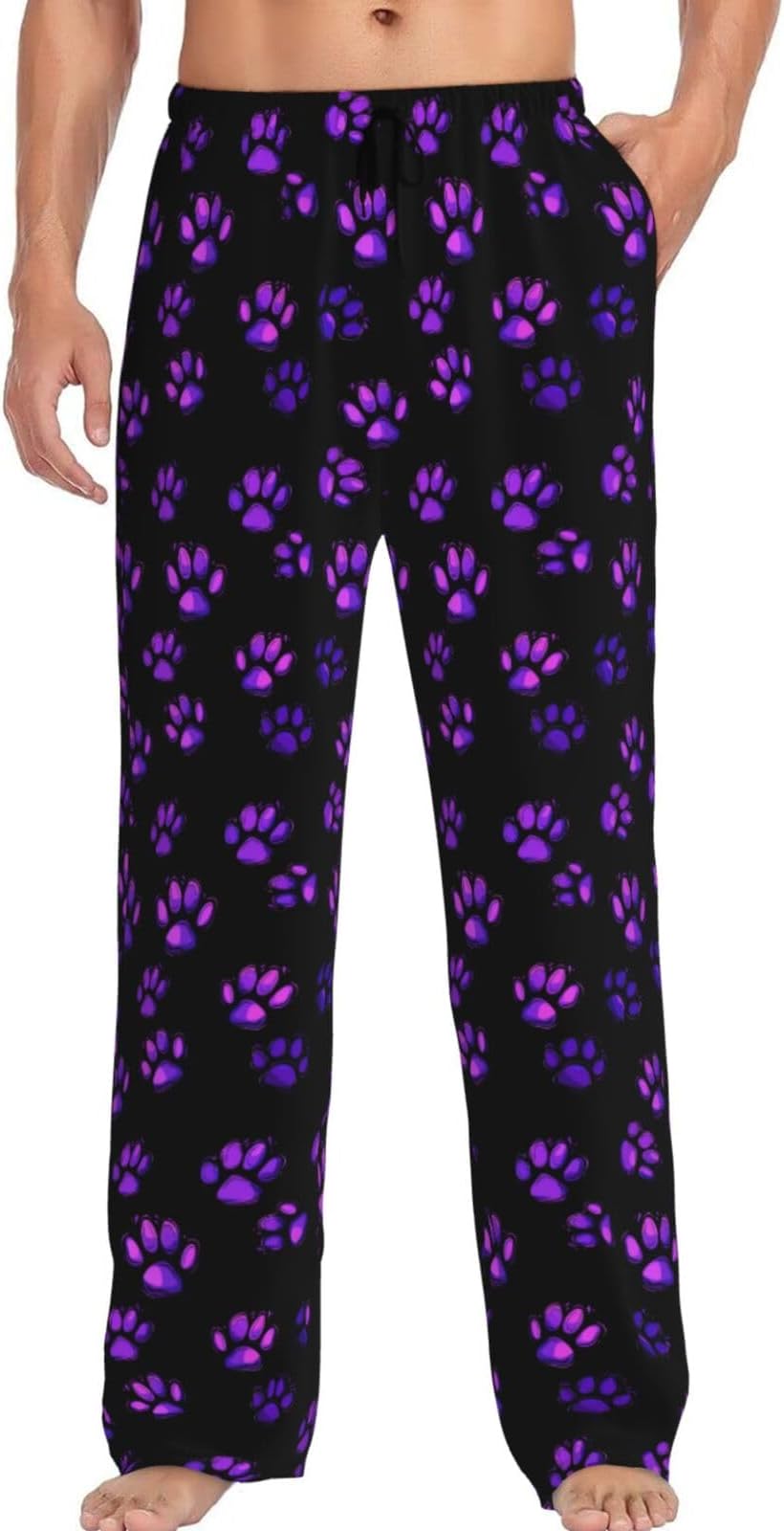 Men's Pajama Pants Pjs Bottoms With Pockets Sleep Lounge Pants For Men