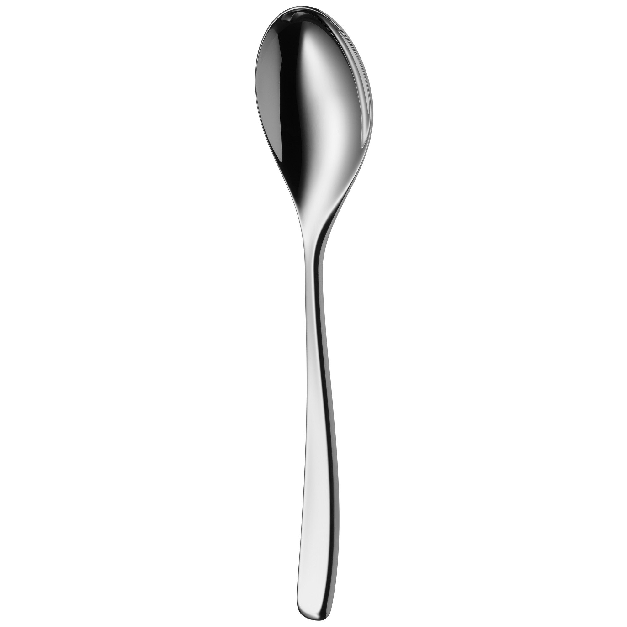 WMF Sinus Edelstahl Besteck Set 6 Personen, Essbesteck Set 24 teilig Monobloc-Messer, Cromargan Edelstahl poliert, glänzend, spülmaschinenfest