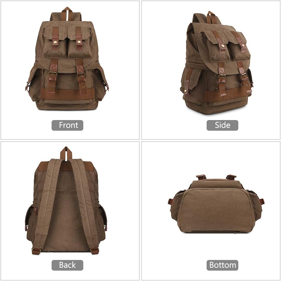 🔥 Cаѕhbасk uр tо 70% Kattee Fashion Canvas DSLR SLR Camera Case Backpack Rucksack Bag for Sony Canon Nikon Olympus Pentax