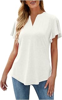 Spring Cozy Pop Shirt Womens Oversized Short Sleeve College Button T Shirt Comfy Flower O Neck Cotton Tee Womans