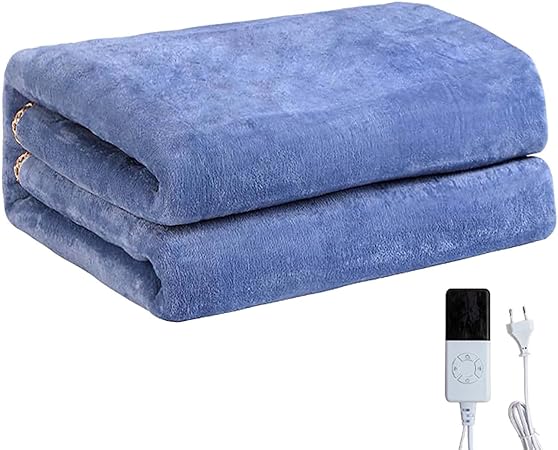 Review Qvkarw Heating Pad 1~12h Timing 9 Debugging Temperature Soft and Comfortable Heating Blanket Warm Mattress Sheet Comfortable Heating Bed Sheet Power Failure Protection Electric Throws (Blue, J) Review Qvkarw Heating Pad 1~12h Timing 9 Debugging Temperature Soft and Comfortable Heating Blanket Warm Mattress Sheet Comfortable Heating Bed Sheet Power Failure Protection Electric Throws (Blue, J)