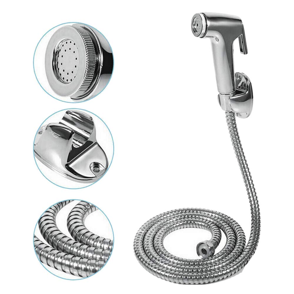 Pyatofly Toilet Bathroom Hand Handheld Sprayer Shower Bidet Hose Holder