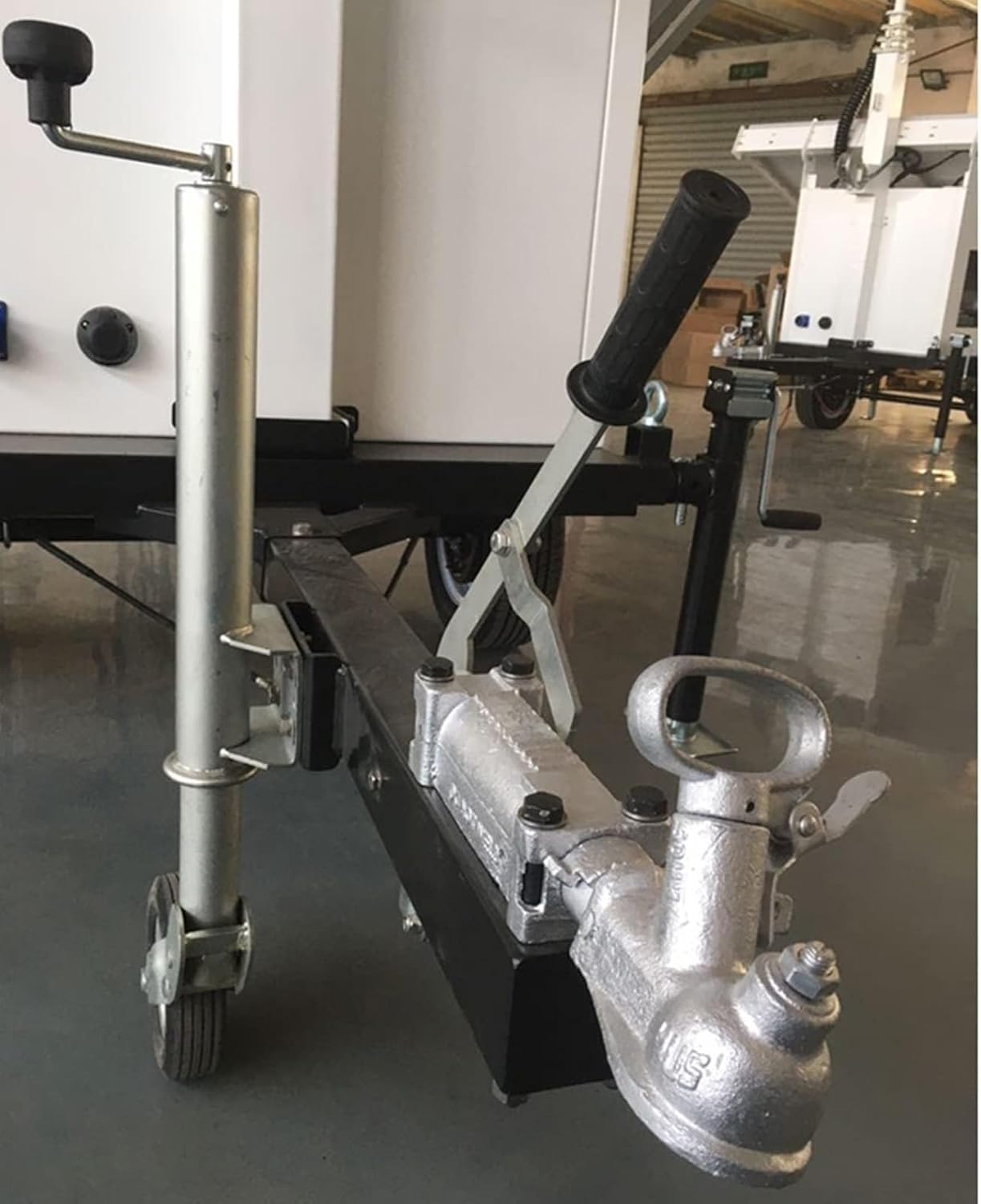 Lift Swivel Trailer Jack - Boat Trailer Jack, Heavy Duty Marine Swivel Trailer Jack, 60Mm Trailer Heavy Load, 440Kg, 8In Wheel Jockey Wheel Trailer, for Traile