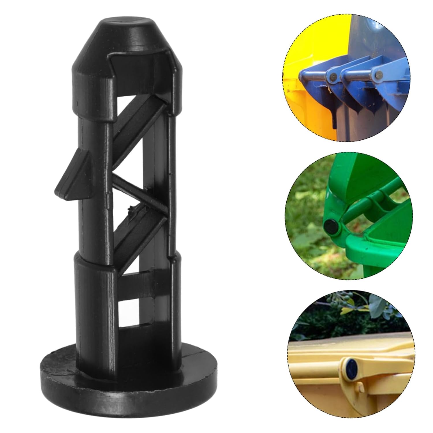 5pcs Trash Can Accessories Plastic Plugs for Dustbin Lid Connecting Shafts Practical Bin Cover Plugs