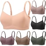 Bras for Women Adjustable Wireless Push Up No Underwire Seamless Full Coverage Supportive T Shirt Everyday Bralettes