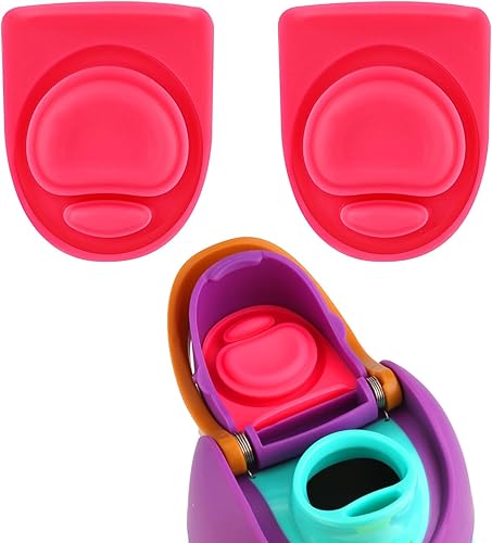 Miniatura 12 de 2 piezas de tapa superior para botella de agua compatible con Owala FreeSip 24 oz 32 oz, piezas de sellado de repuesto, tapón de silicona