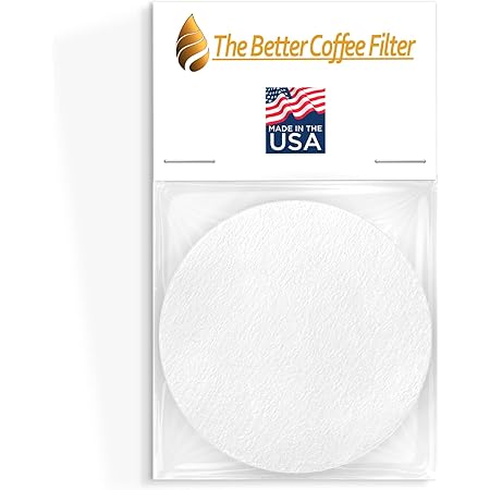 Acid Reducing Replacement Paper Filters for the AeroPress Coffee and Espresso Maker, The Better Coffee Filter (60)