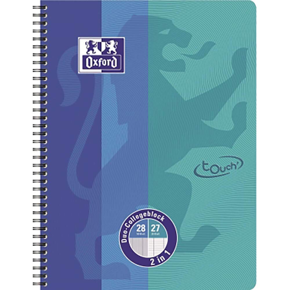 Enri Cuadernos Folio(A4), Tapa Dura, 80 Hojas Cuadrícula 4x4, Surtido