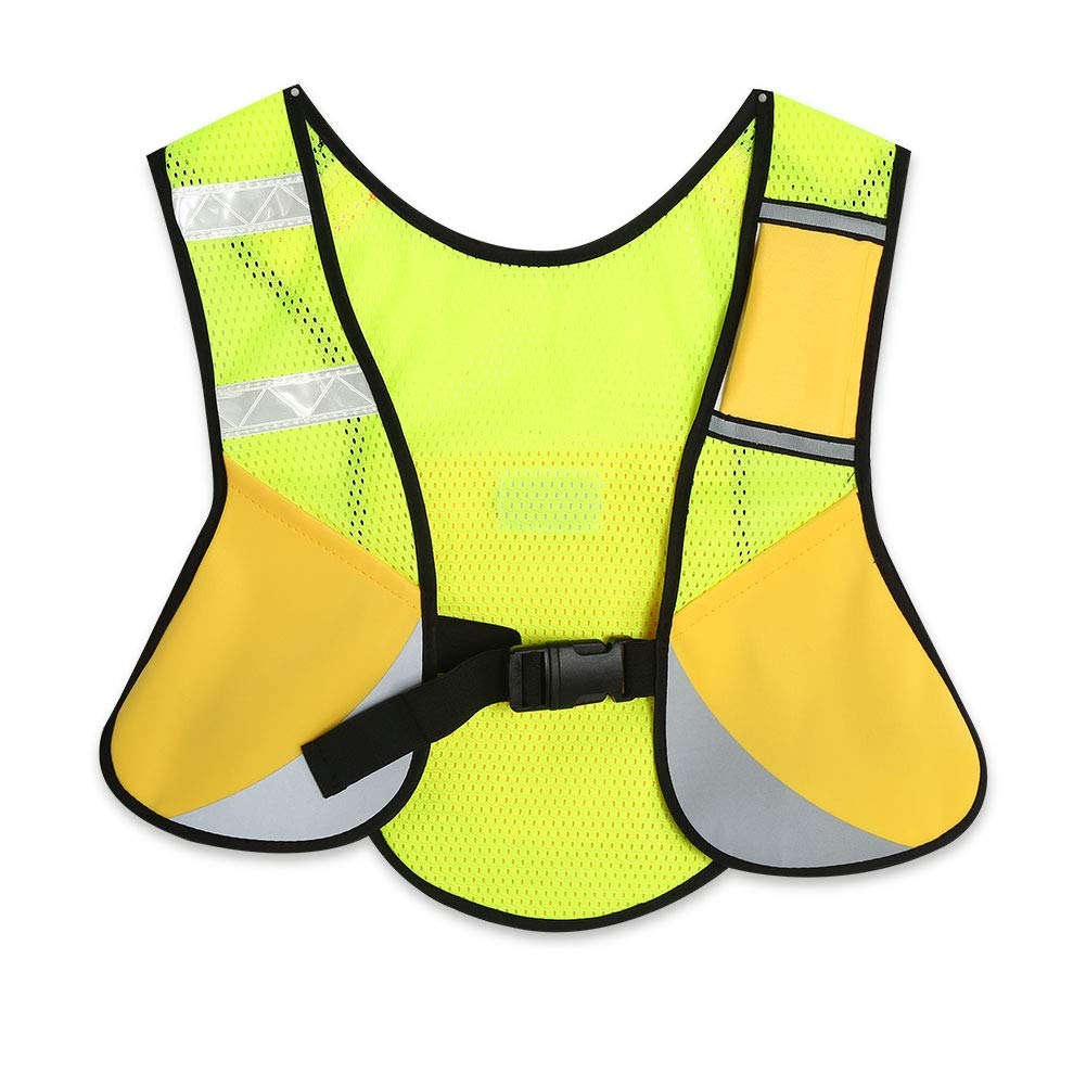 Gilets de sécurité Multi-fonction Nuit Courir Sport Reflective Cyclisme Course à pied Gilet de sécurité ajustable haute visibilité Gilet réfléchissant Veste Gilets réfléchissants haute visibilité