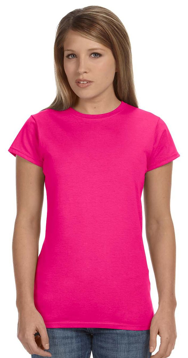 Gildan Ladies Soft Style Short Sleeve T-Shirt (S) (Antique Heliconia)