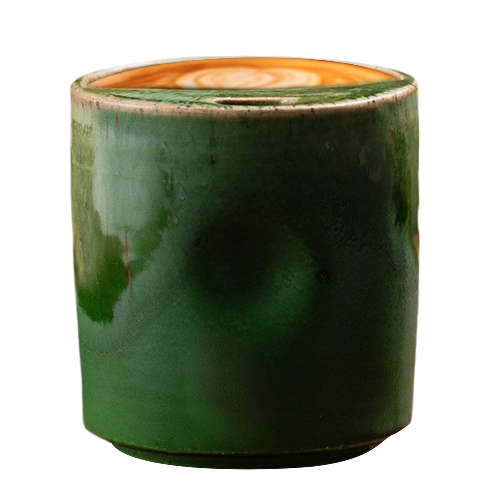Taza de té de cerámica de 500ml con tapa para llevar al camping la oficina o el coche