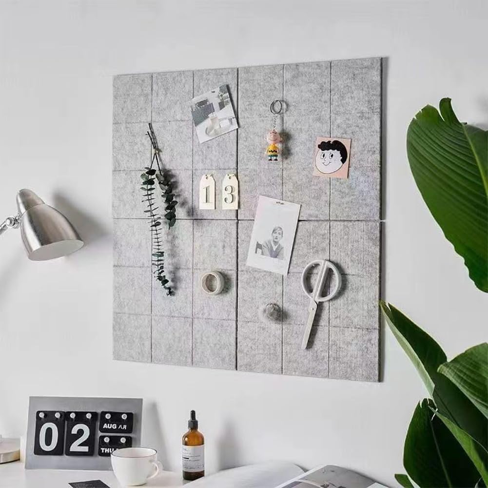8-teiliges Set aus Kork-Filz-Pinnwänden, Memo-Boards, Pinnwänden für die Wand, Sichttafeln für Fotos, Bürowanddekoration