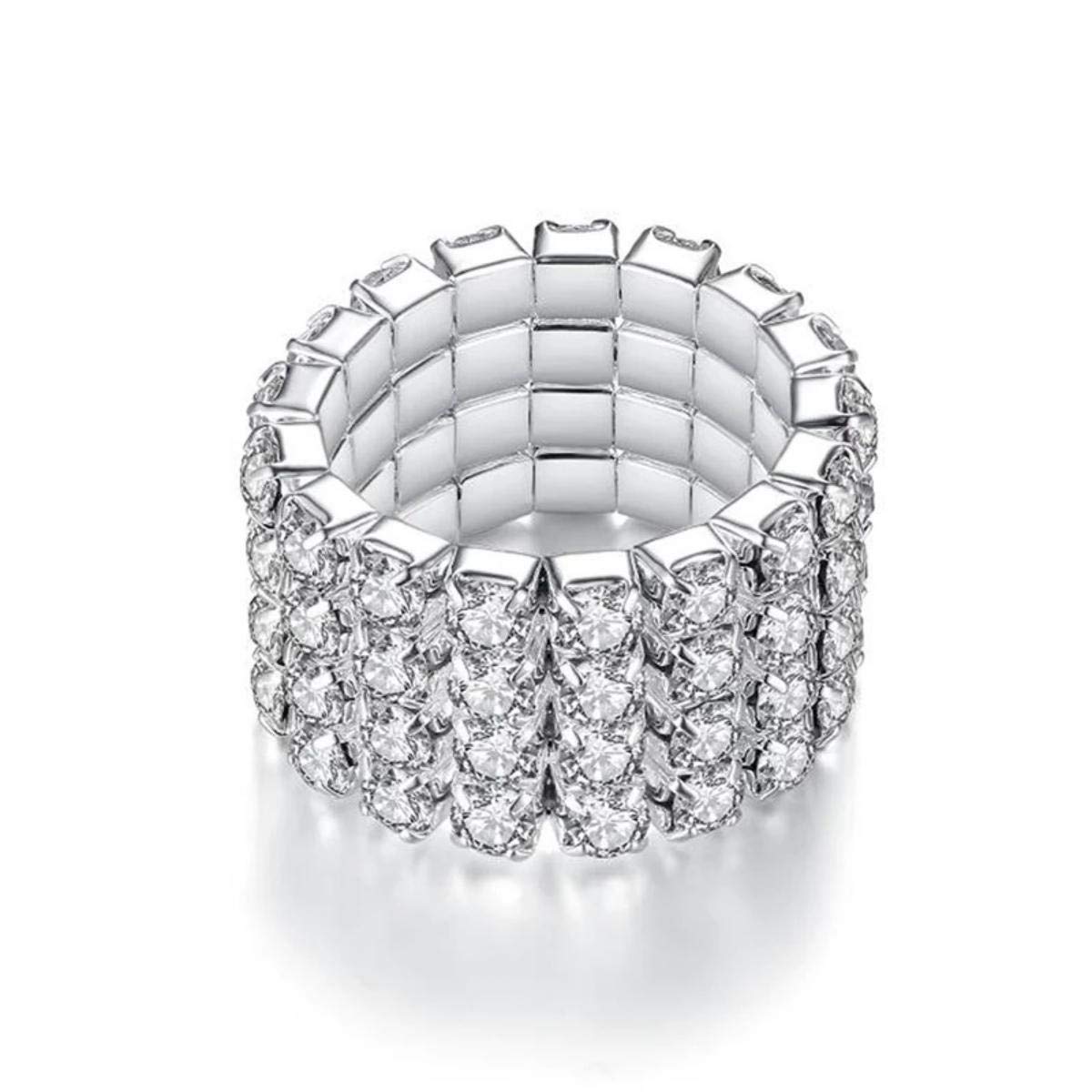 dc Jewels Stylish Austrian Diamond Stretchable Ring for Women (B08KF6S982) Amazon Price History, Amazon Price Tracker
