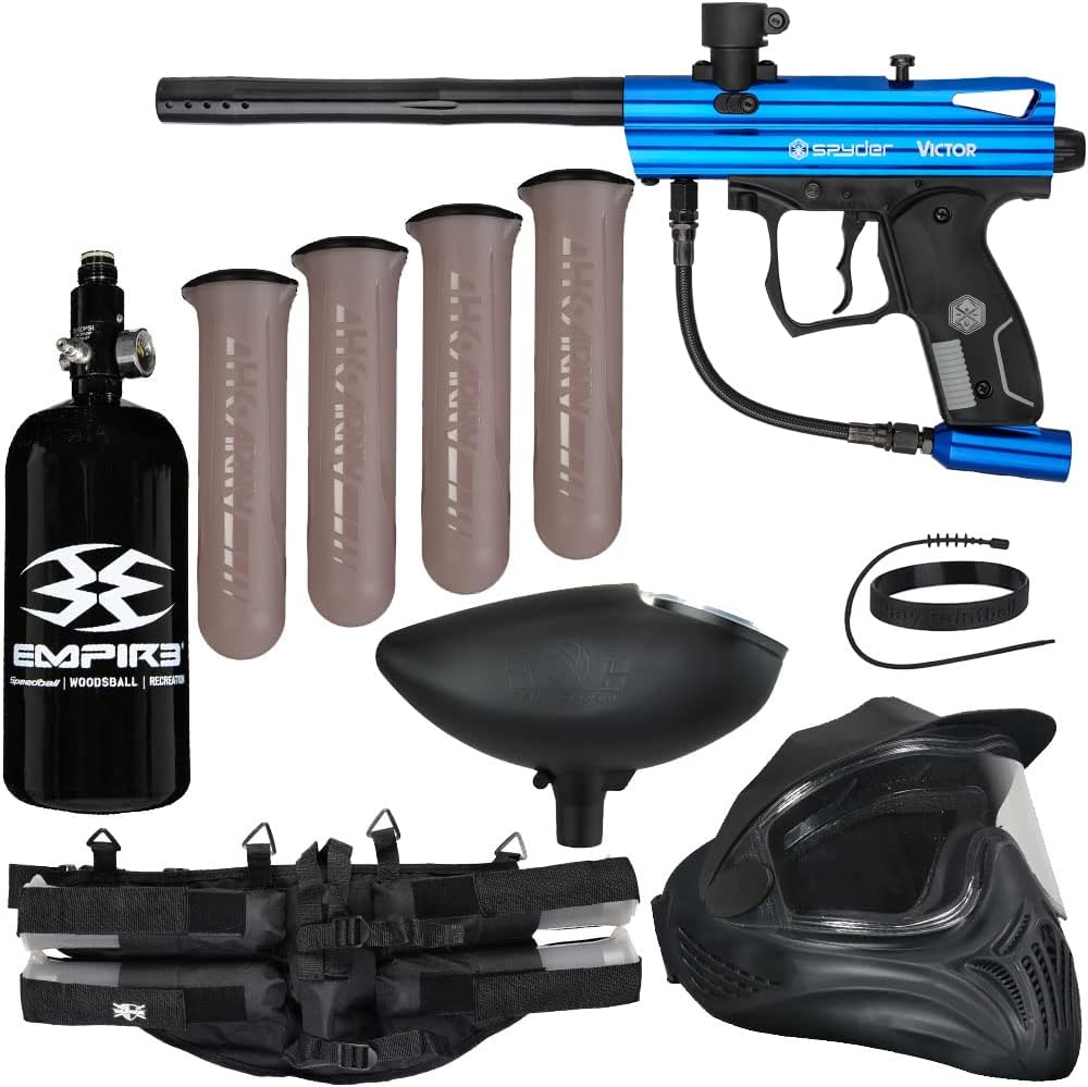 Action Village Kingman Spyder Victor Legendary Paintball Gun Package Kit
